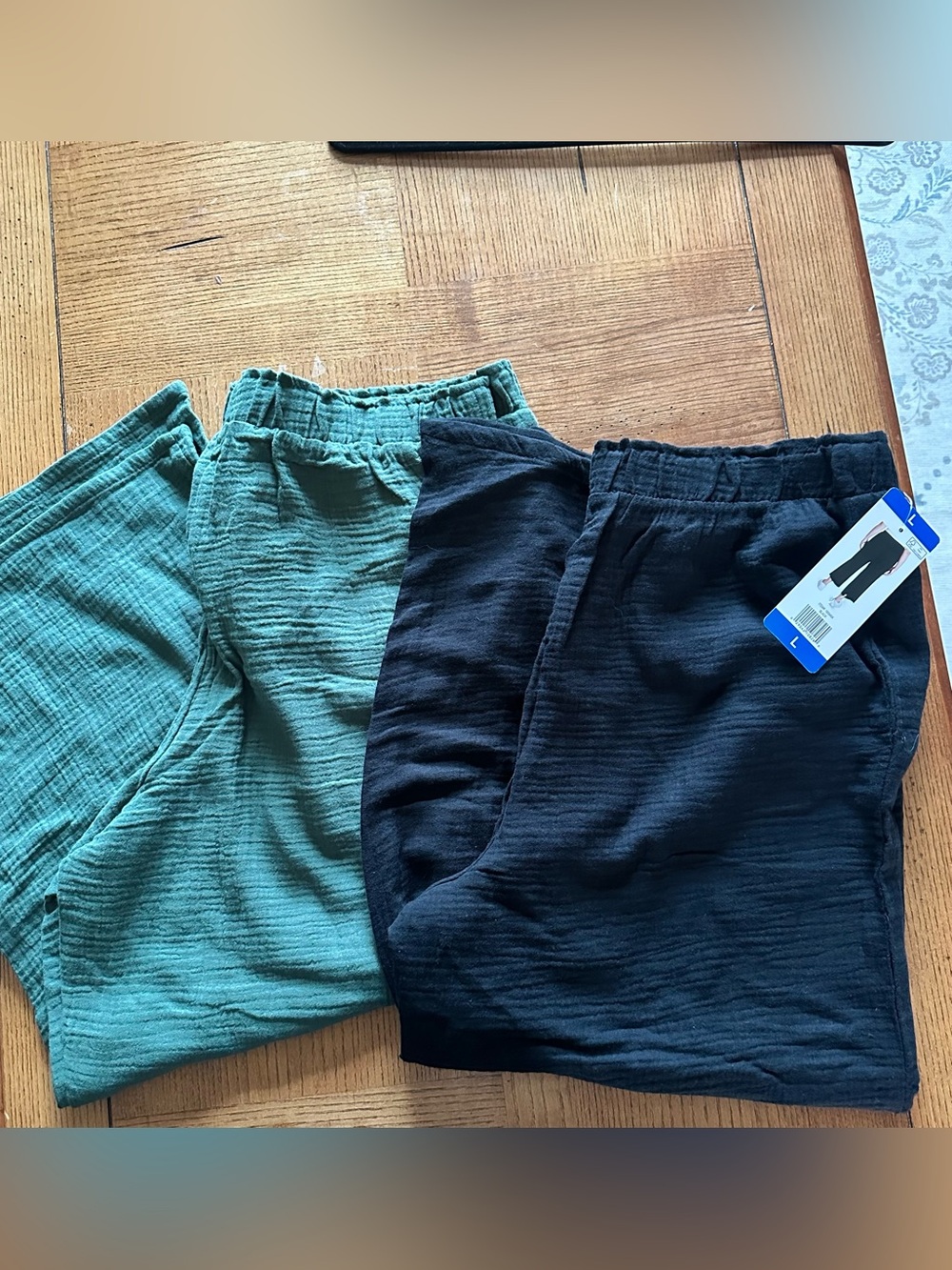 Jessica Simpson Black and Teal pants jump suit two